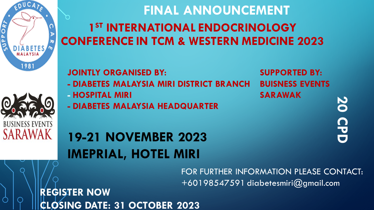 1st International Endocrinology Conference In Tcm & Western Medicine